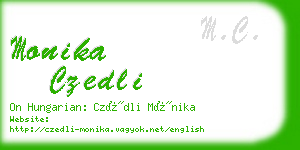 monika czedli business card